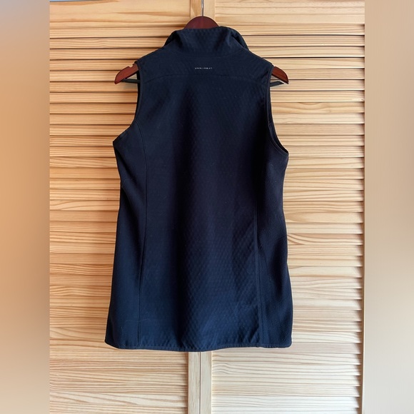 Columbia Omni Heat Women’s Tunic Length Vest Size Large Black Fleece - Picture 3 of 8